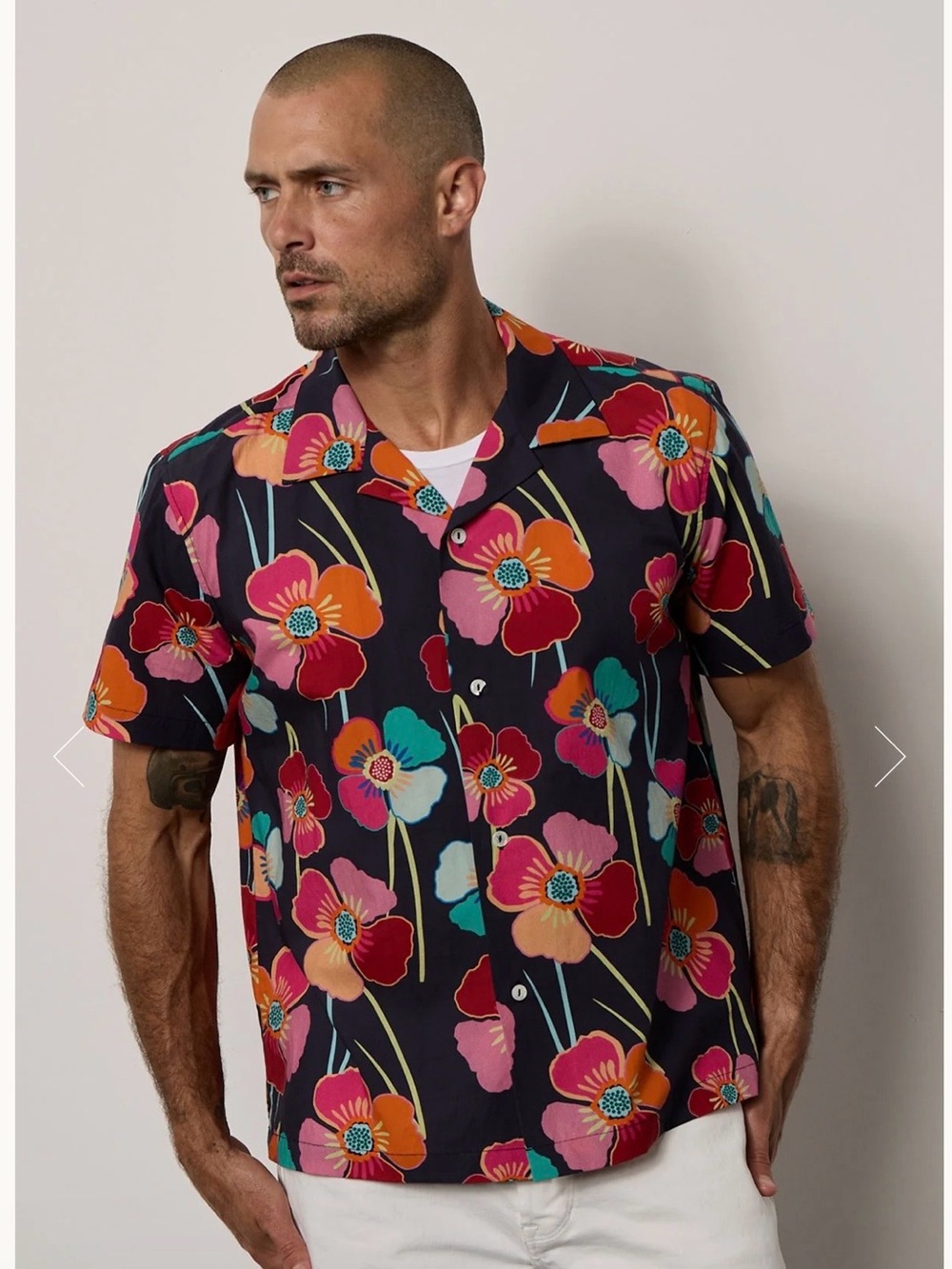 Velvet by Graham & Spencer Iggy Bahama Print Camp Shirt